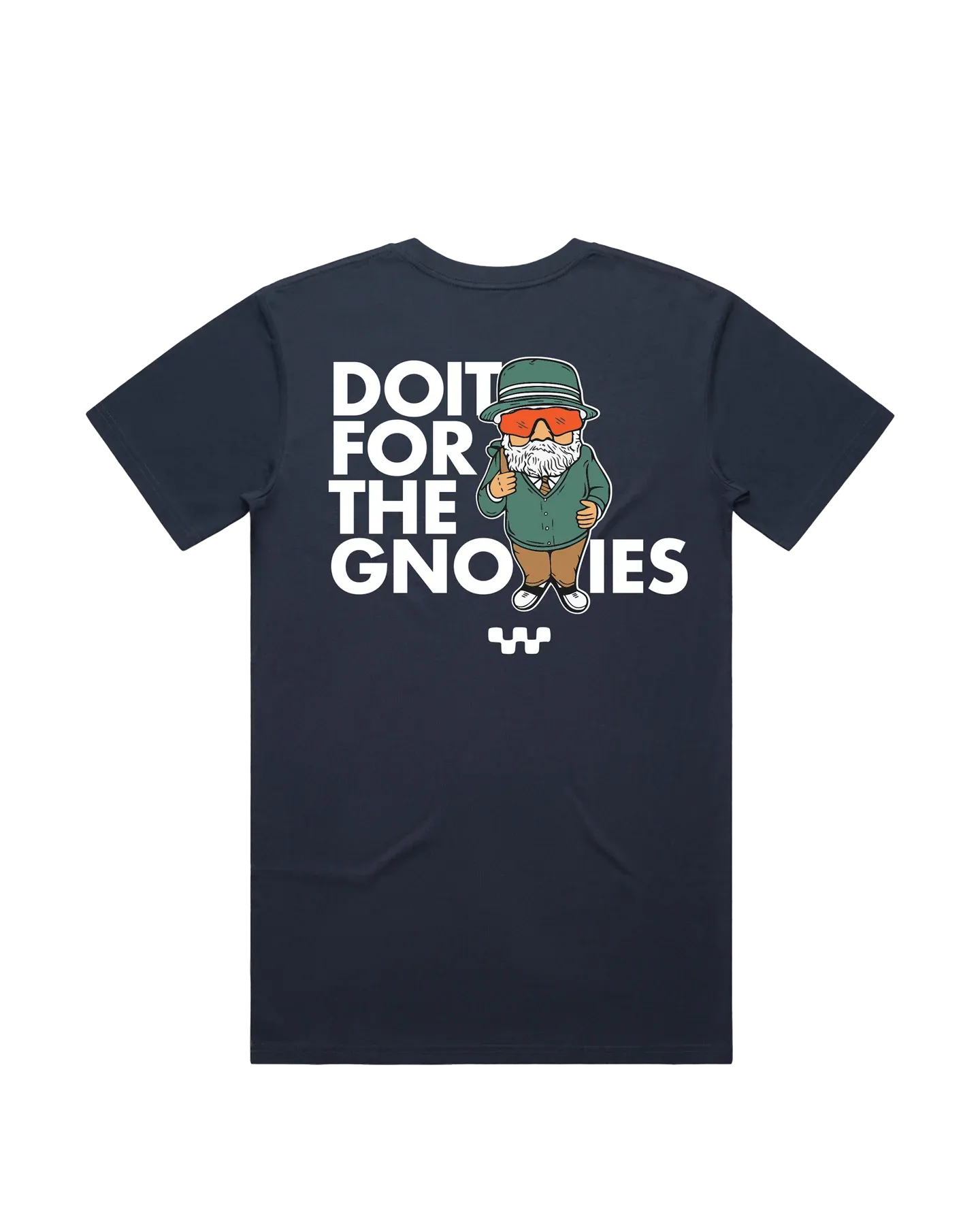 Aura Core Harbor Style Devereux "Do It For The Gnomies Tee" M - Midnight Blue