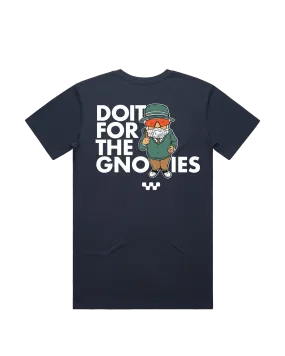 Aura Core Harbor Style Devereux "Do It For The Gnomies Tee" M - Midnight Blue