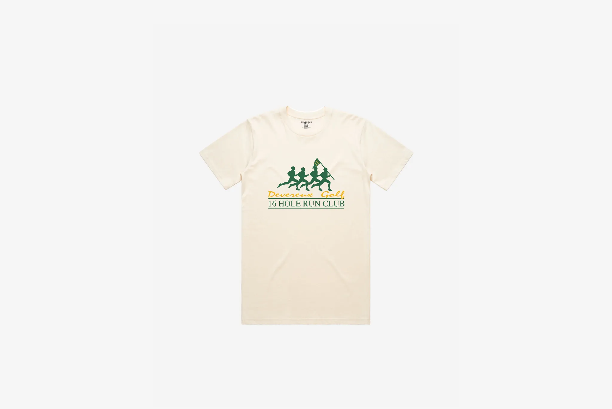 Pure Core Devereux x Manor "16 Marathon T-Shirt" M - Ecru