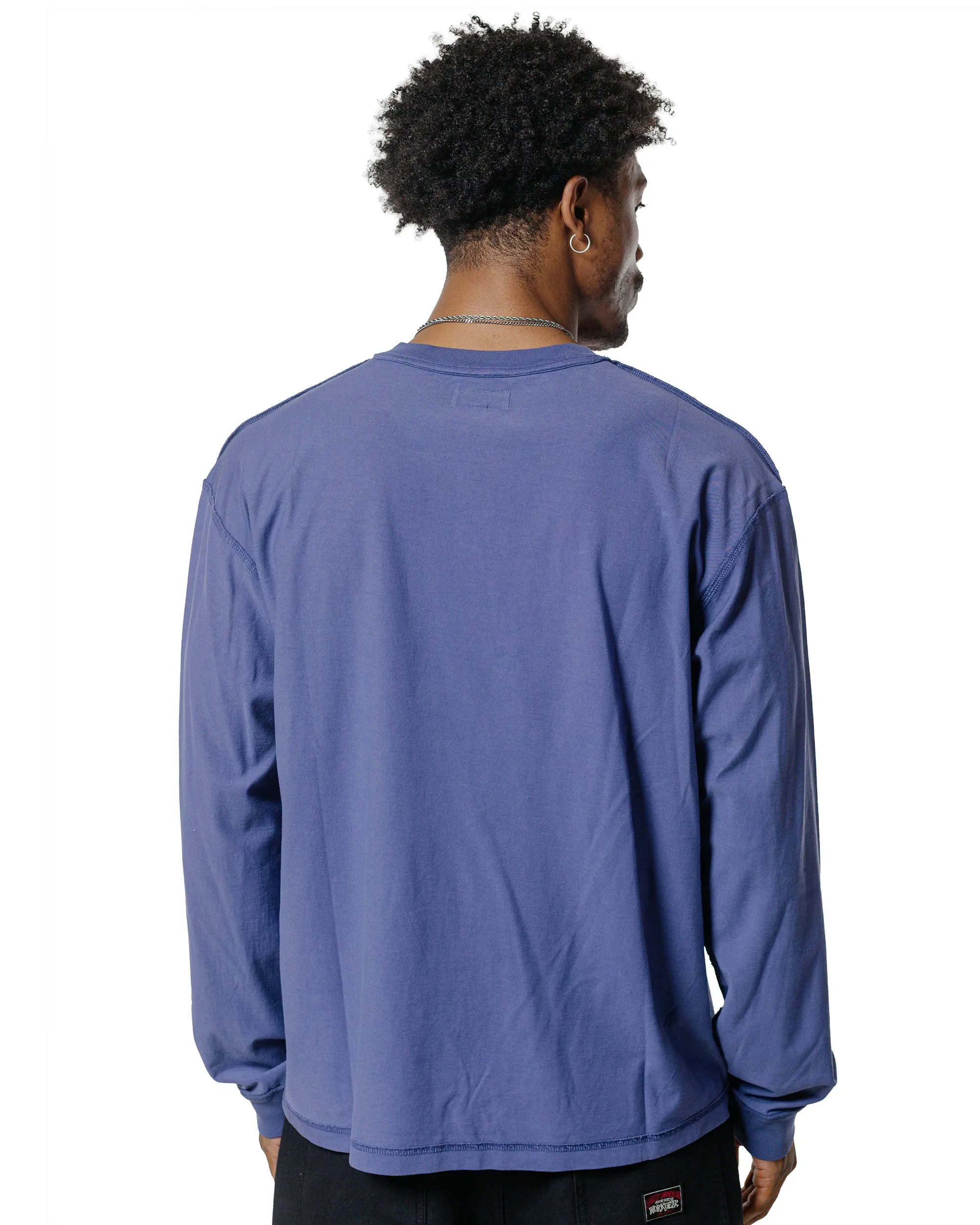 St??ssy Lazy LS Tee Vintage Navy Versatile Comfort Durable Colorfast Finish
