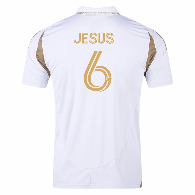 adidas Igor Jesus LAFC Away Jersey 25/26 (White/Gold) anti static coating Performance Driven Design