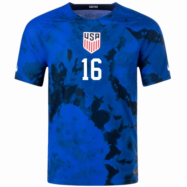 Weekend Wear Nike United States Jordan Morris Authentic Match Away Jersey 22/23 (Bright Blue/White)