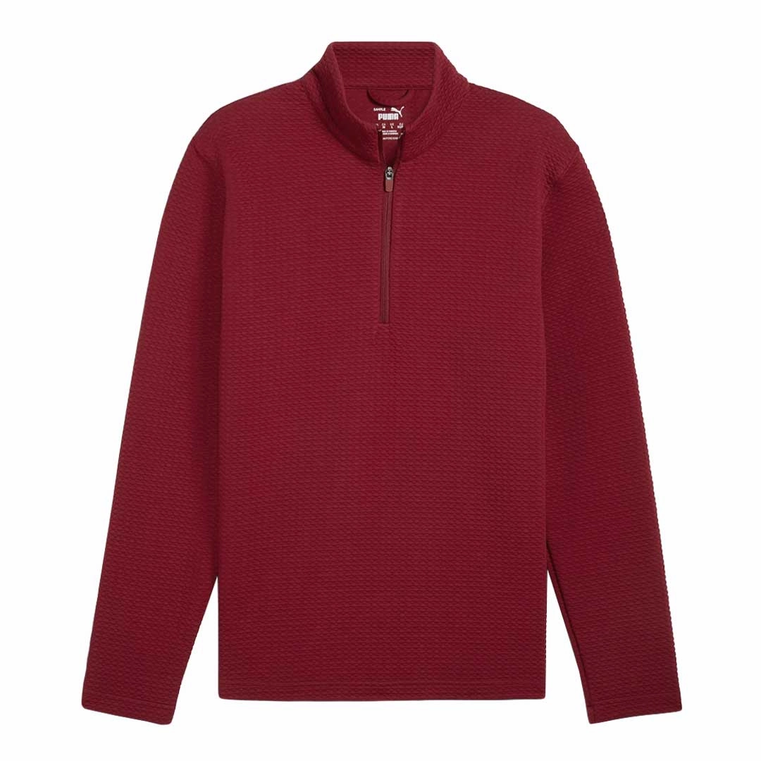 Puma - Men's Golf Boulder 1/4 Zip Pullover (628349 04) Neutral Look Durable Double Stitched Seams