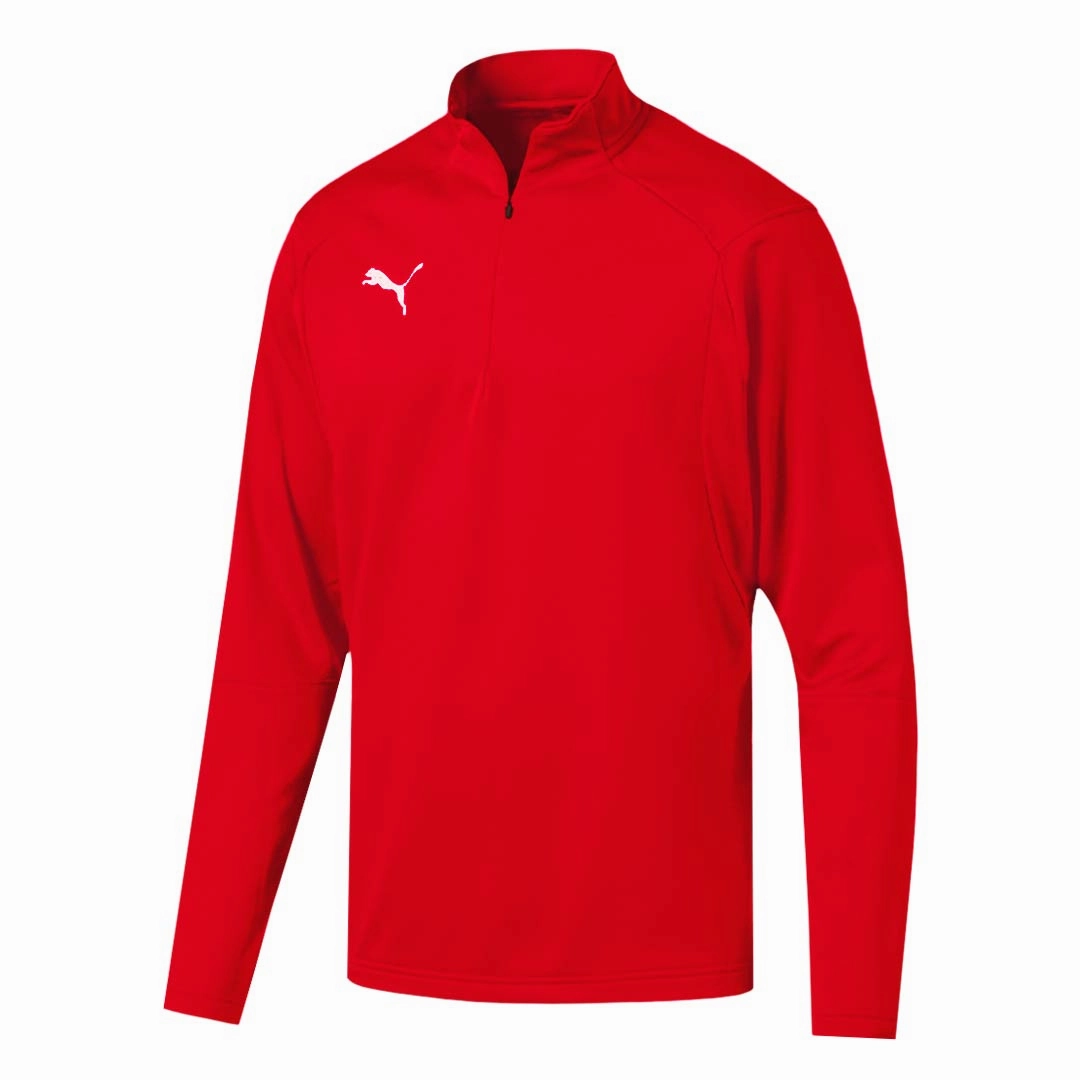Puma - Men's Liga Training 1/4 Zip Top (655606 01) Sublimation Ready Fabric Bonded Hemline