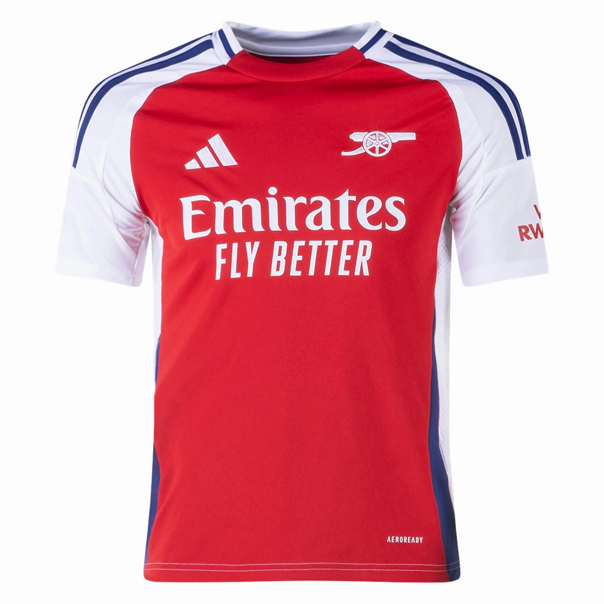 Low Profile Drop Shoulder Layered Insulation System adidas Youth Arsenal Declan Rice Home Jersey 24/25 (Better Scarlet/White)