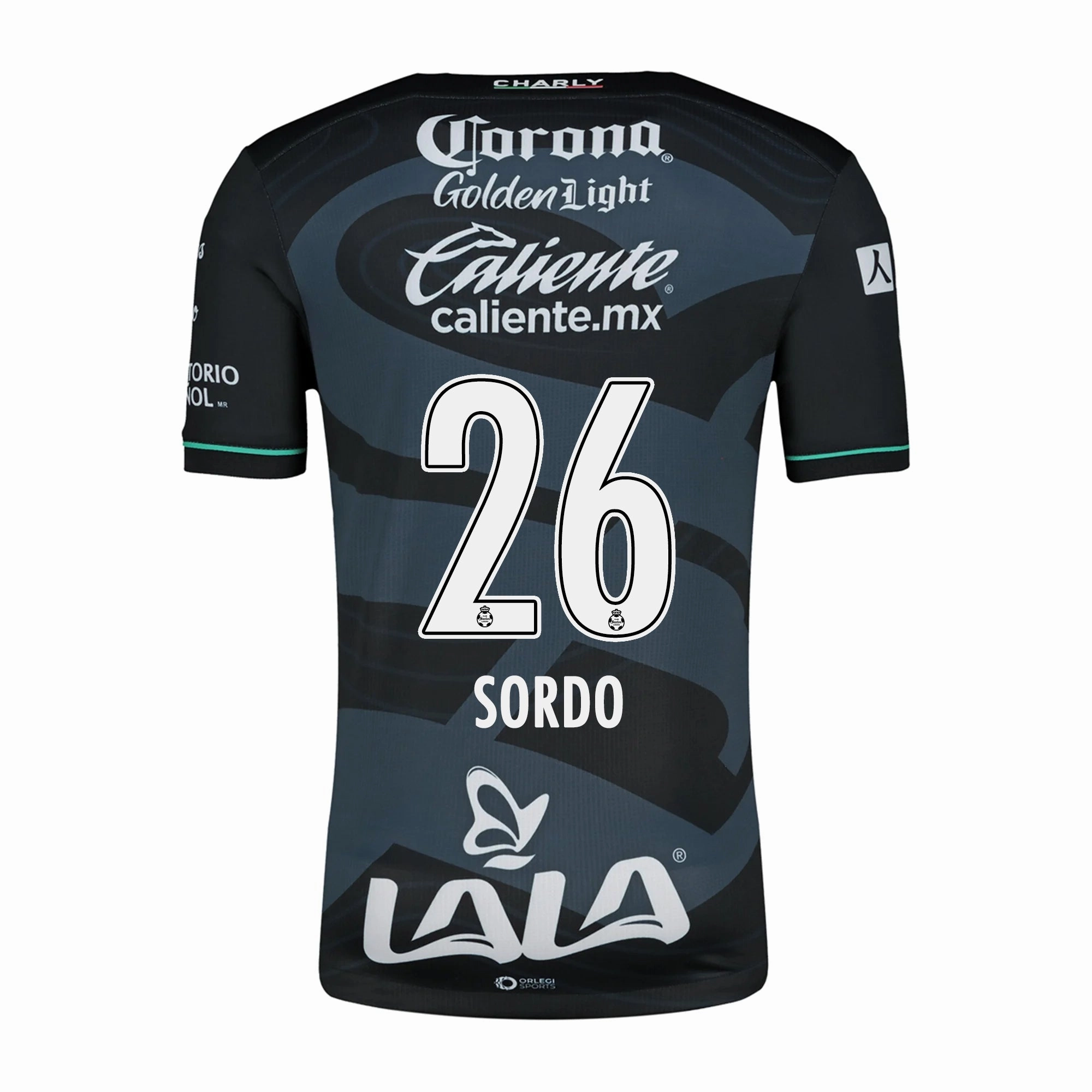 Modern Cut Tailored Fit Charly Ramiro Sordo Santos Third Jersey 24/25 (Black/Grey)