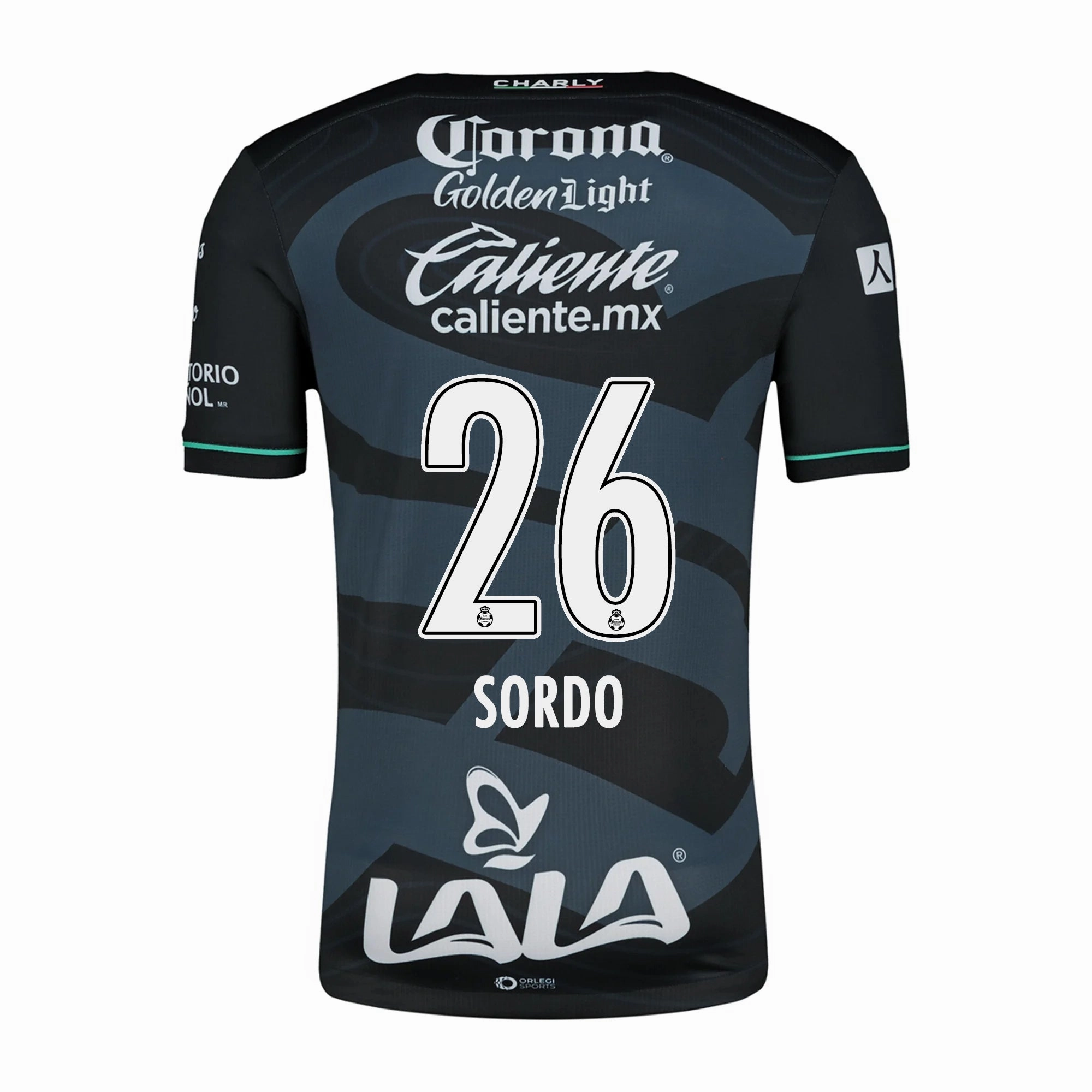 Charly Ramiro Sordo Santos Third Jersey 24/25 (Black/Grey) Style Driven Odor Resistant Finish