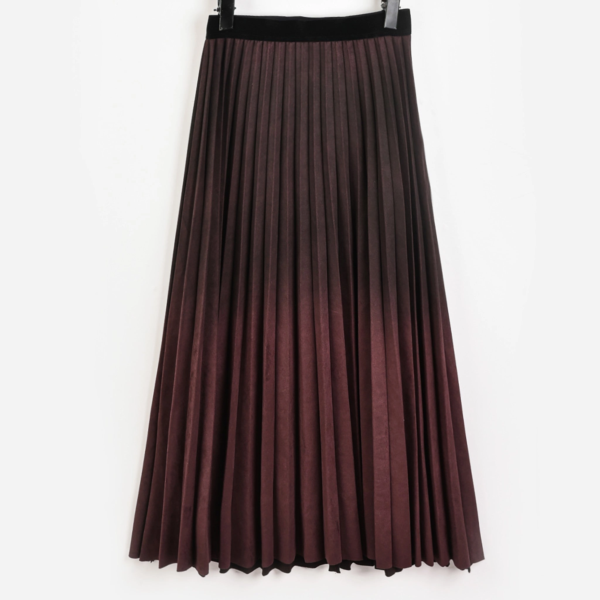 Long Tie Dye Pleated Skirt Aesthetic Fit