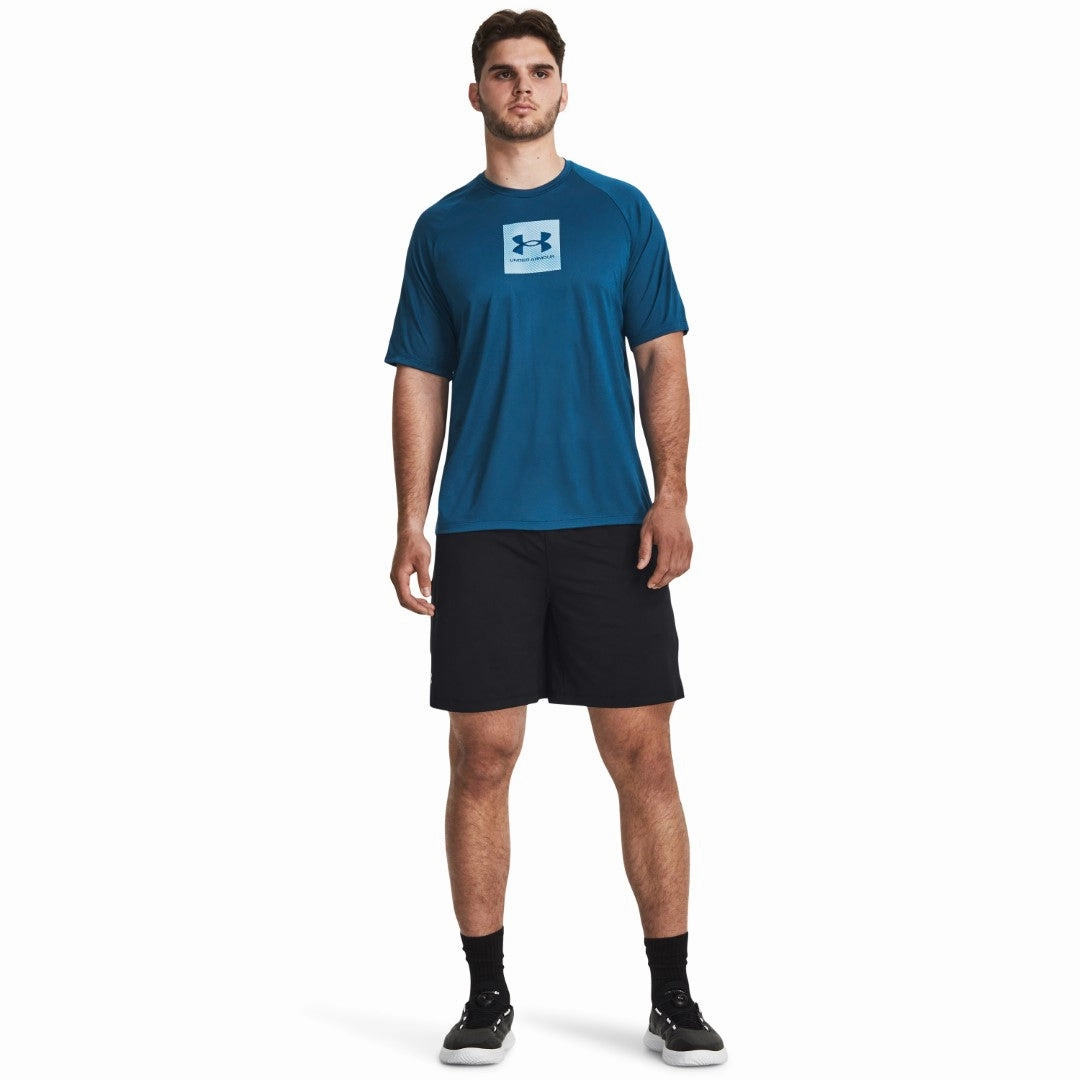 Tech? Print Fill Short Sleeve T-Shirt Simple and Light Classic and Comfy