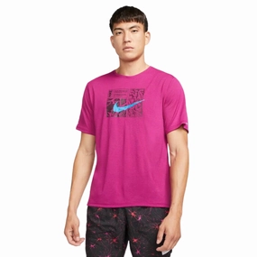 Dri-FIT Miler D.Y.E. Running T-shirt Versatile Comfort SeamlessSidePanels