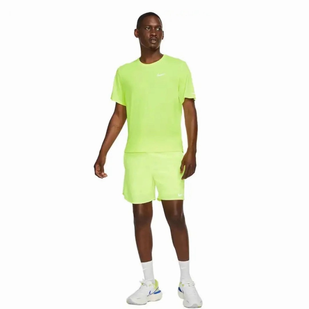 Garment Dyed Technique Urban Streetwear Dri-FIT Miler Running T-shirt