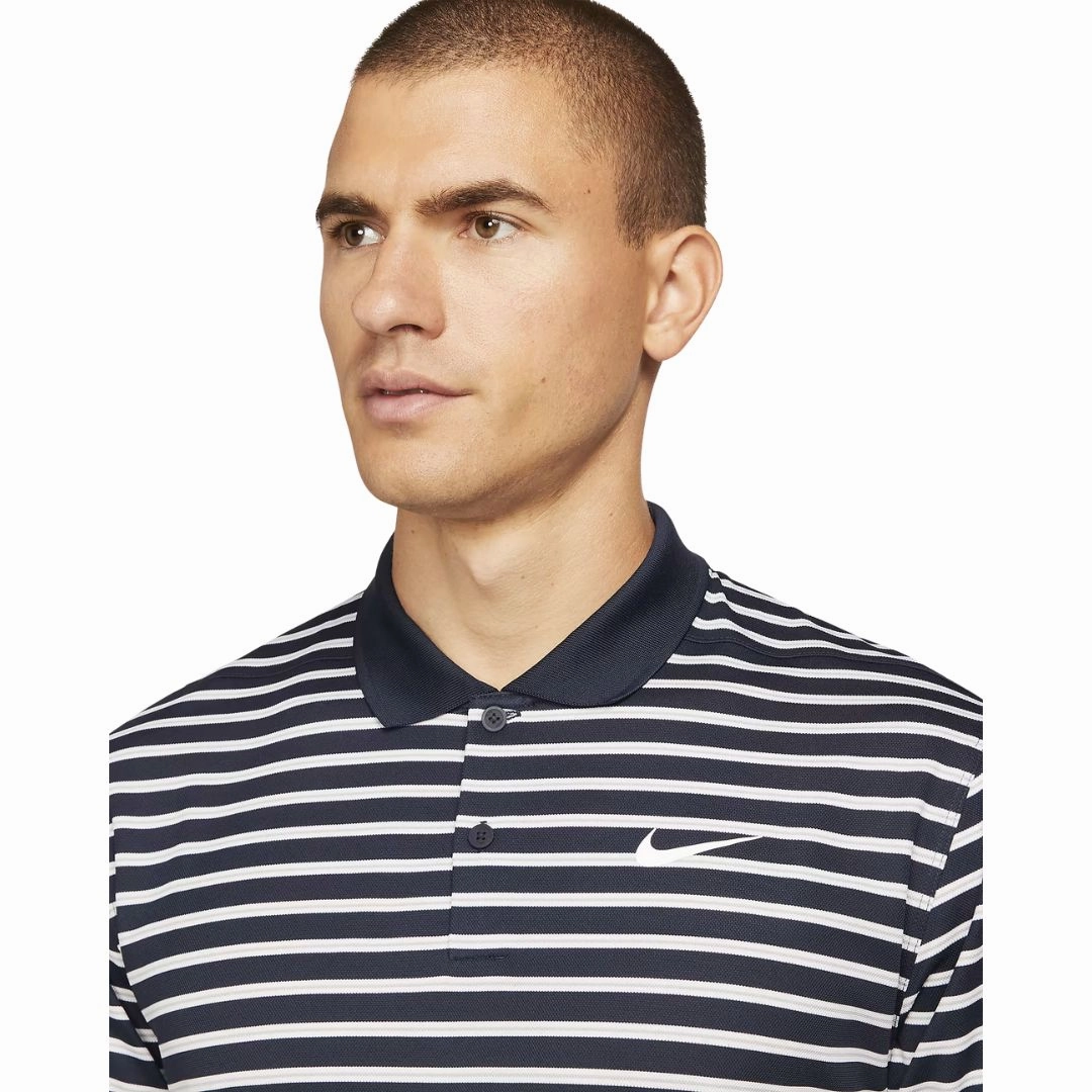 Dri-FIT Victory Striped Golf Polo T-shirt Trendy Piece
