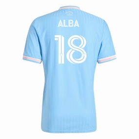 adidas Alba Inter Miami Authentic Third Jersey 25/26 (Blue/Pink) Eco Friendly Dye