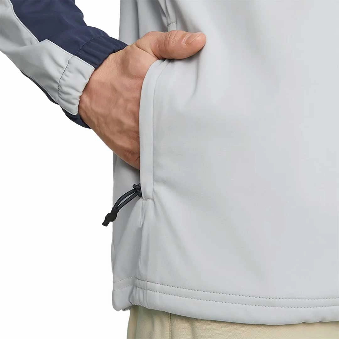Reflective Detailing Puma - Men's Momentum Woven Quarter Zip Pullover Sweater (537468 02)