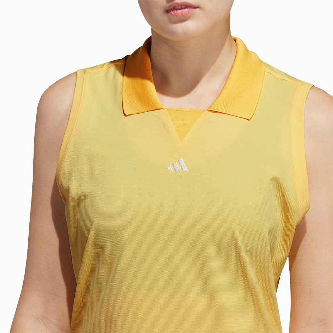 adidas - Women's Ultimate365 Twistknit Polo (IP4202) Compact Knit Structure