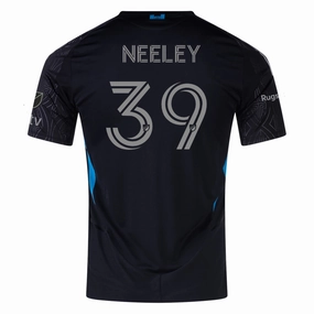 adidas Jack Neeley Charlotte FC Authentic Away Jersey 25/26 (Black) Air Mesh Moisture wicking
