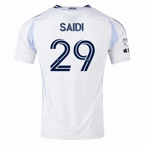 Laser Cut Vents adidas San Diego FC Authentic Anisse Saidi Away Jersey 25/26 w/ MLS & Apple Patch (White)