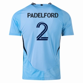 adidas Minnesota United Authentic Devin Padelford Away Jersey 25/26 (Zenith Blue) Taped Shoulder Seams Brushed Inner Lining