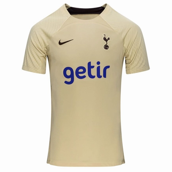 Nike Tottenham Third Strike Training Top Jersey 23/24 (Team Gold/Ironstone) All Purpose Athletic Build Quick Release Fastening