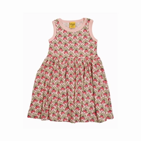 Comfortable and Fashionable Pure Vibes Duns Sleeveless Gather Dress, Radish Blushing Bride Blushing Bride Taping