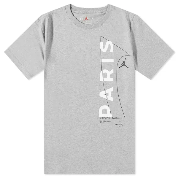 Breathable apparel Chill Design Nike Paris Saint-Germain Woodmark T-Shirt 22/23 (Dark Grey Heather)