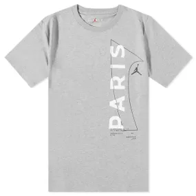 Breathable apparel Chill Design Nike Paris Saint-Germain Woodmark T-Shirt 22/23 (Dark Grey Heather)