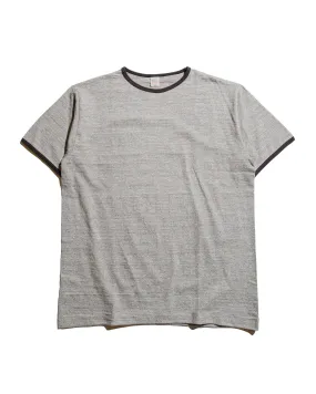 Warehouse Lot. 4059 Ringer T Plain Heather Gray/Black Popular Functional Fashion