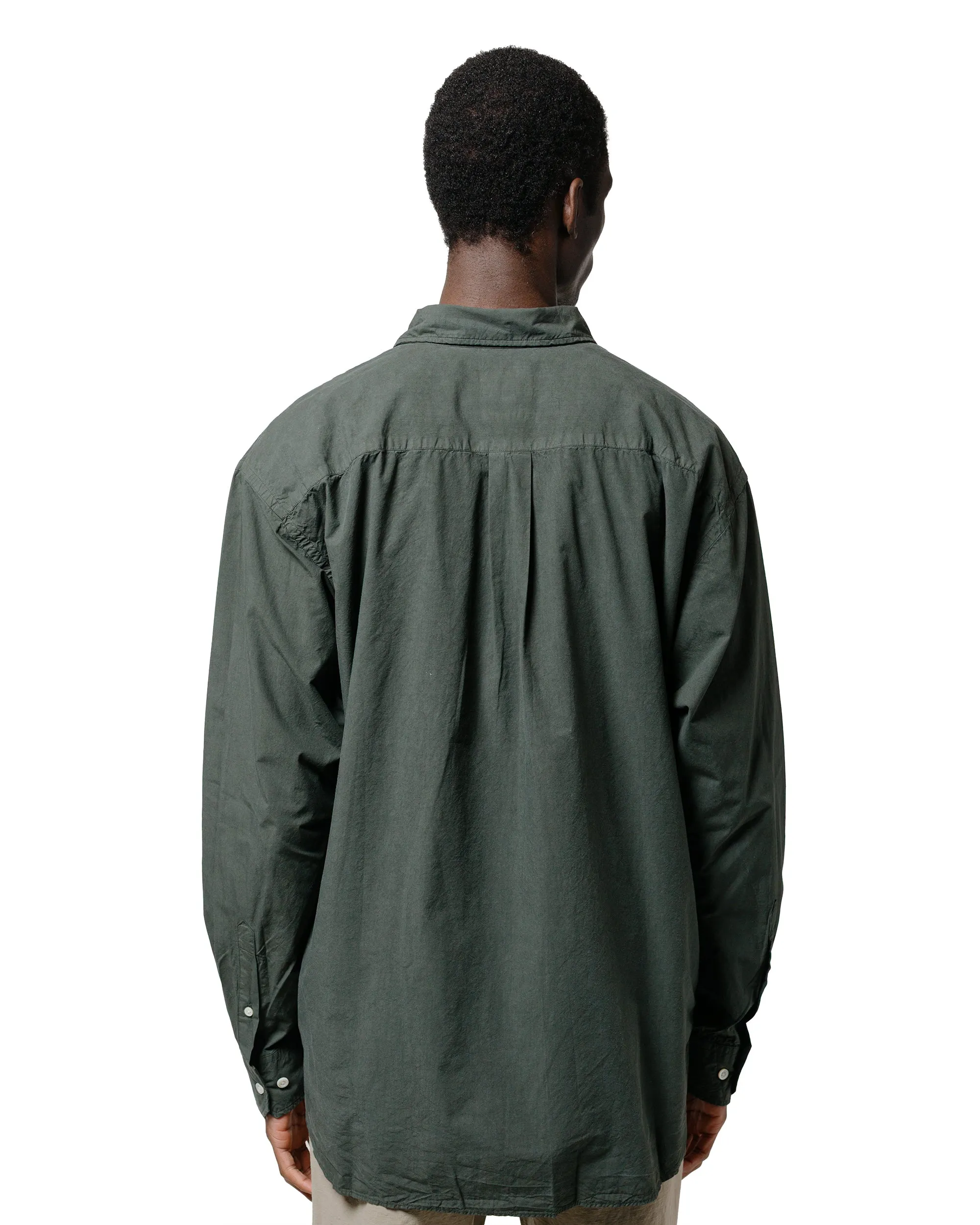 Norse Projects Ole Cotton Tencel Shirt Black Olive Sustainable fashion