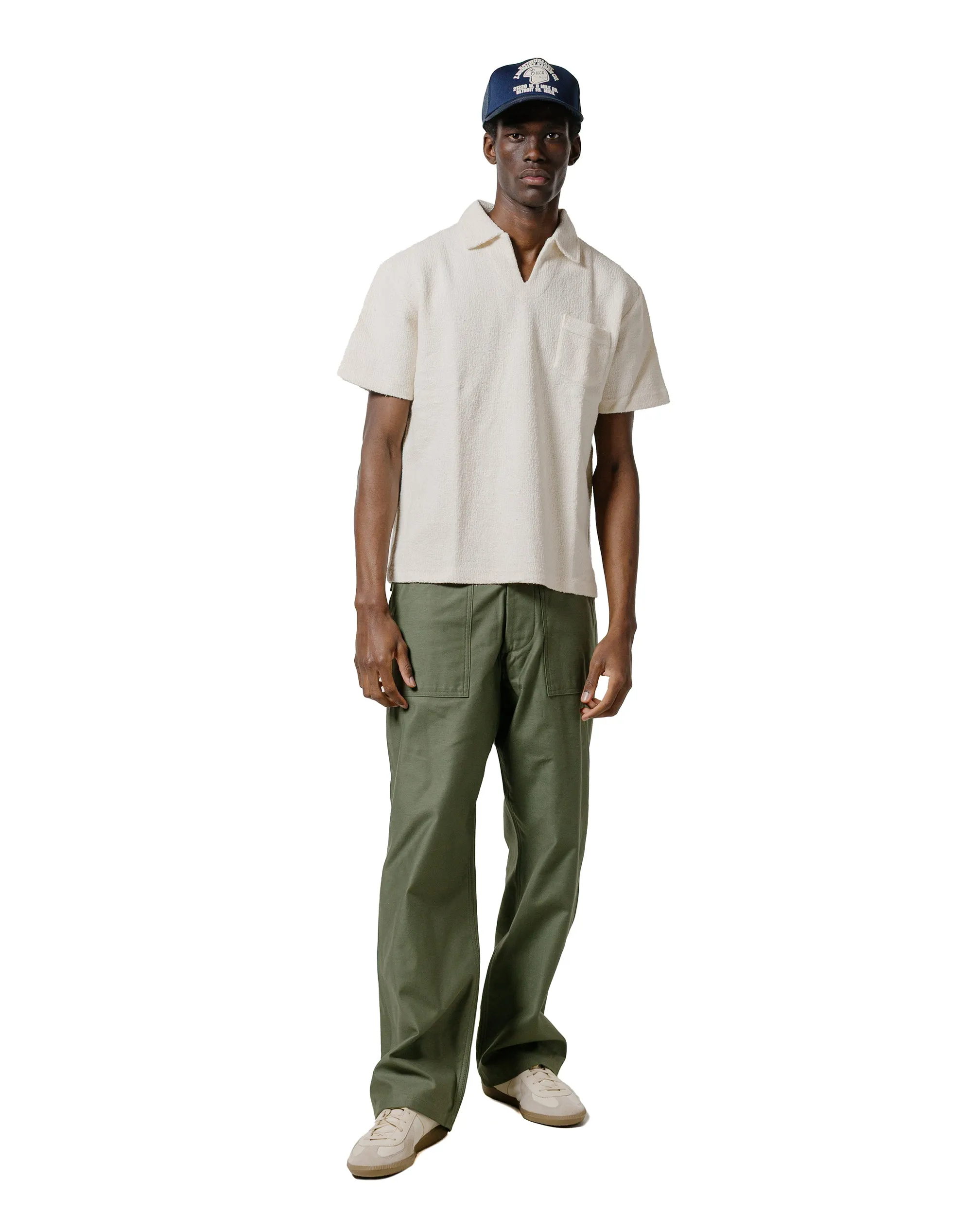 Comfort First Fit The Real McCoy's MC23017 Cotton Pile Skipper White