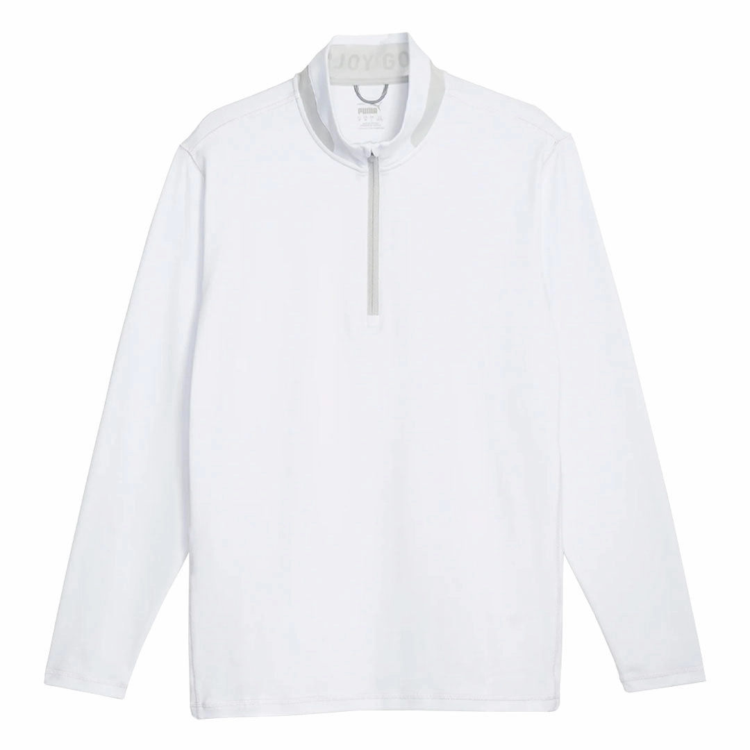 Low Profile Seam Construction Puma - Men's Lightweight Golf 1/4 Zip Pullover (621862 02)