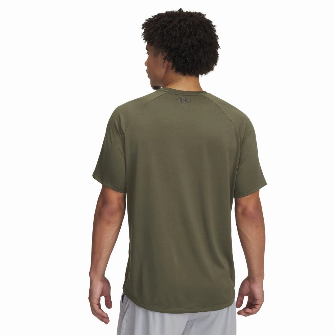 Travel Comfort Circular Knit Design Tech Print Fill T-shirt
