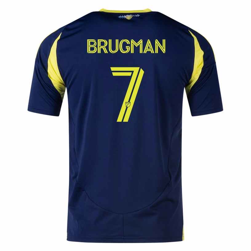 Tagless Label Design adidas Nashville Gast??n Brugman Away Jersey 25/26 (Tena Blue)