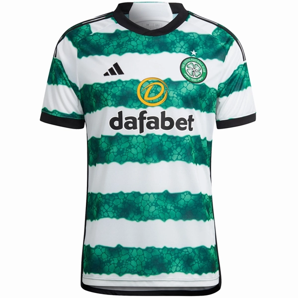adidas Celtic Home Jersey 23/24 (Green/White) Flexible Cuff Technology Ultra Soft Feel
