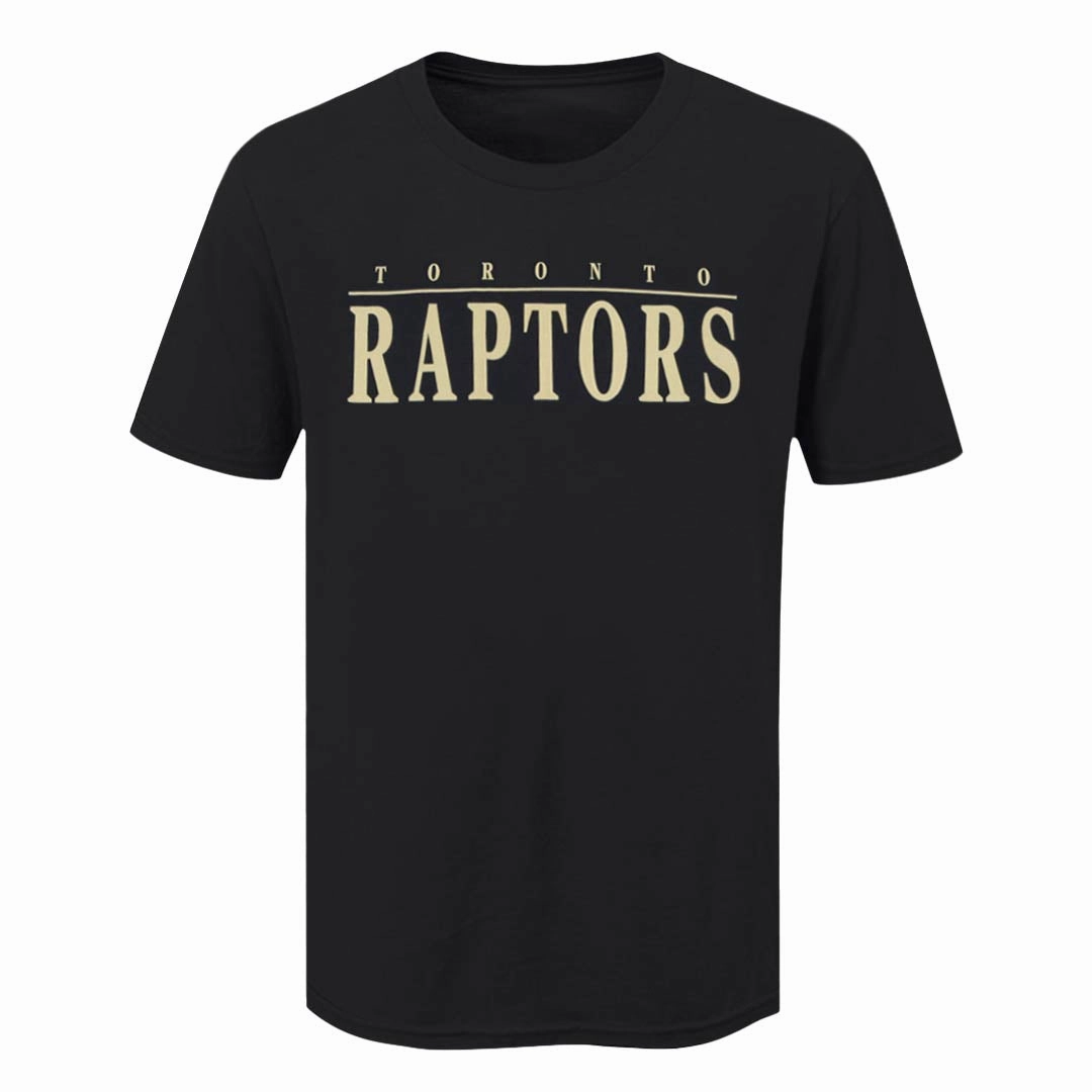 NBA - Men's Toronto Raptors Title Short Sleeve T-Shirt (NAXA09PMSC3A1PB 00BLK) Breathable Underarm Gussets Focus Fit
