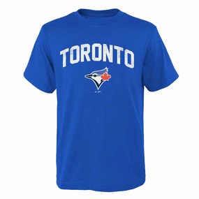 MLB - Men's Toronto Blue Jays T-Shirt (XVML0ANMSC3A1PB 43RYL) Breathable Back Ventilation