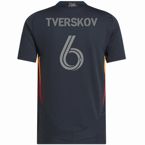adidas Jeppe Tverskov San Diego FC Authentic Home Jersey w/ MLS   Apple TV Patches 25/26 (Night Navy) Seamless Wear Abrasion Resistant Reinforcements