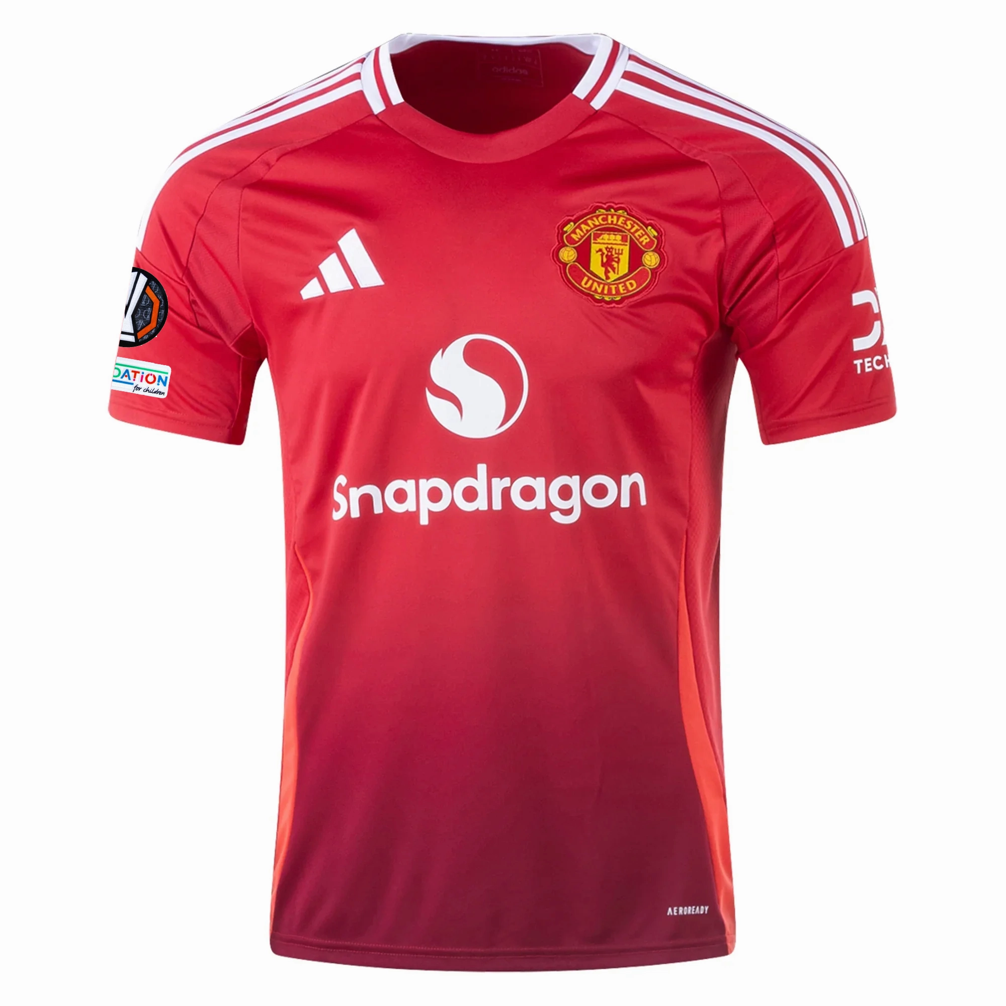 Fast Release Moisture adidas Manchester United Alejandro Garnacho Home Jersey w/ Europa League Patches 24/25 (MUFC Red)