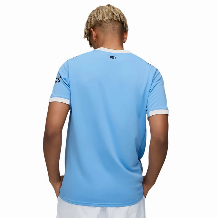Puma Manchester City Home Jersey w/ Club World Cup Patches 25/26 (Team Light Blue/Puma White) Reinforced Armholes