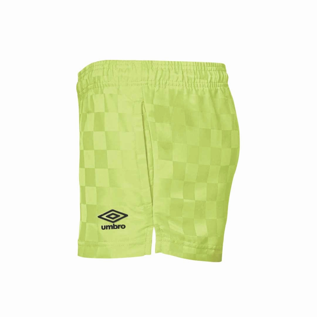 Umbro - Women's 3" Checkerboard Shorts (HUUL1UBF5 UK9) Sporty Outfit Garment Dyed Finish