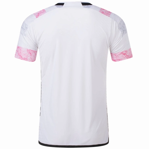 Low Impact Dye Process Non Restrictive Design adidas Juventus Authentic Away Jersey 23/24 (White)