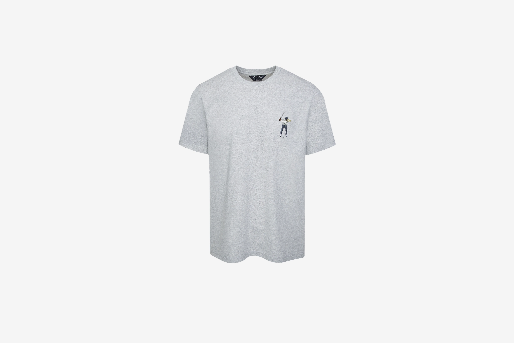 Eastside Golf "Core Swingman Tee" M - Heather Grey Low Bulk Construction Wicking Properties