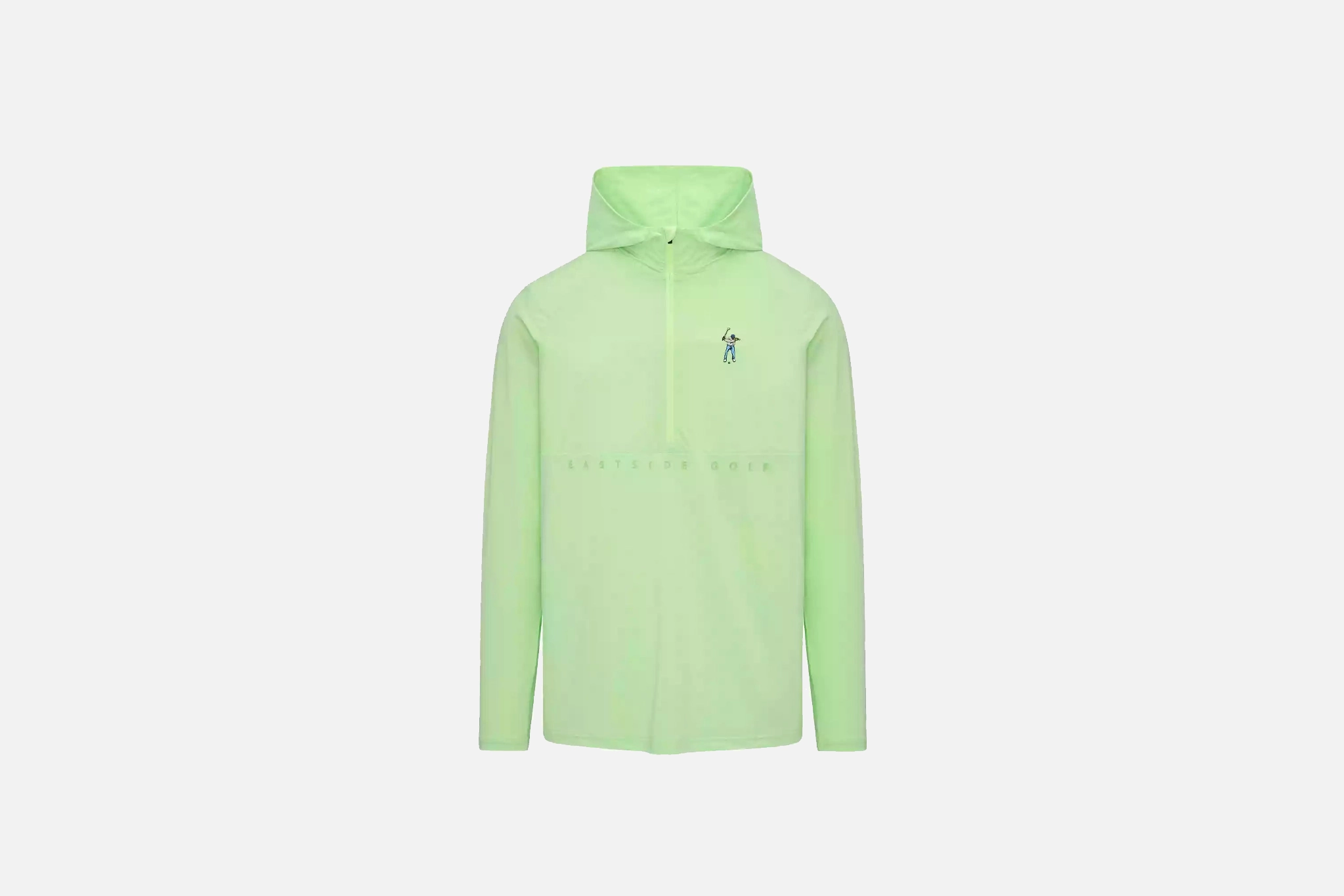 Fluid Fabric Eastside Golf "UV Ultra Light Hoodie" M - Paradise Green