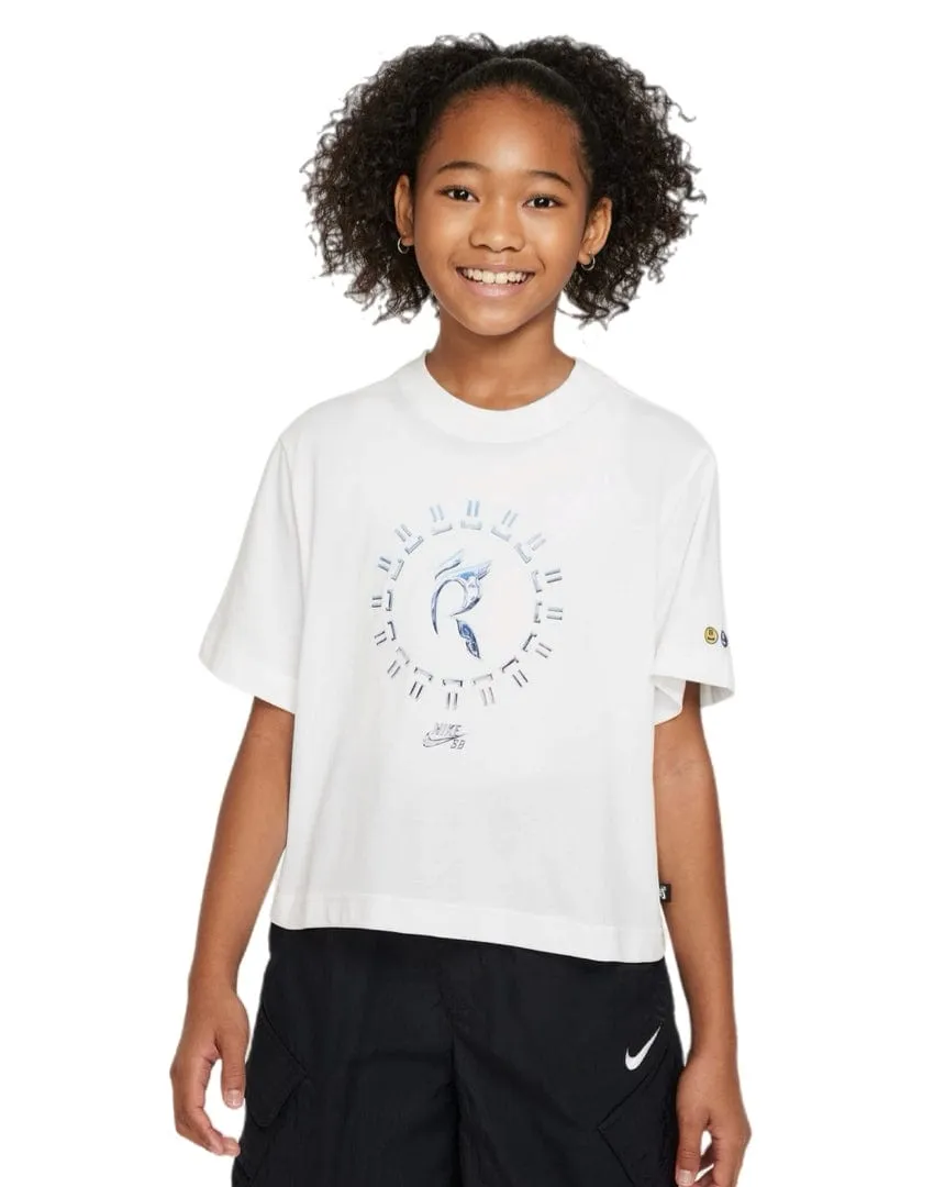 Kid's Nike SB x Rayssa Leal Tee - White AntiSnagTechnology Insulated Jacket