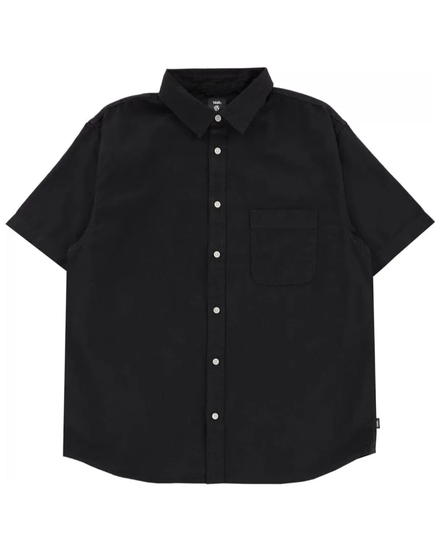 Eco Core Relaxed Blouse Vans Lawson Solid SS Woven - Black