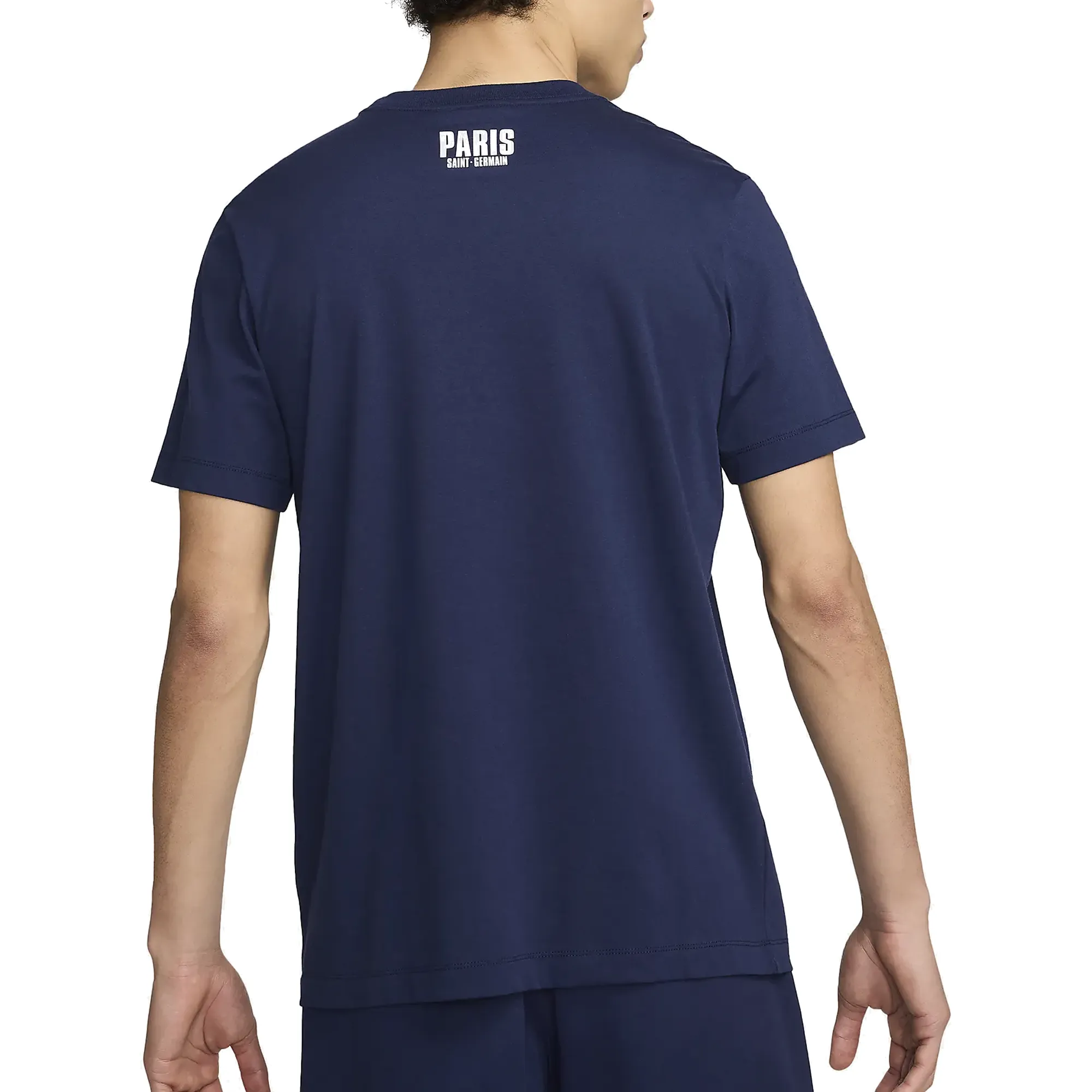 Nike Paris Saint-Germain Badge T-Shirt (Midnight Navy) Durable Knit Structure Top Rated