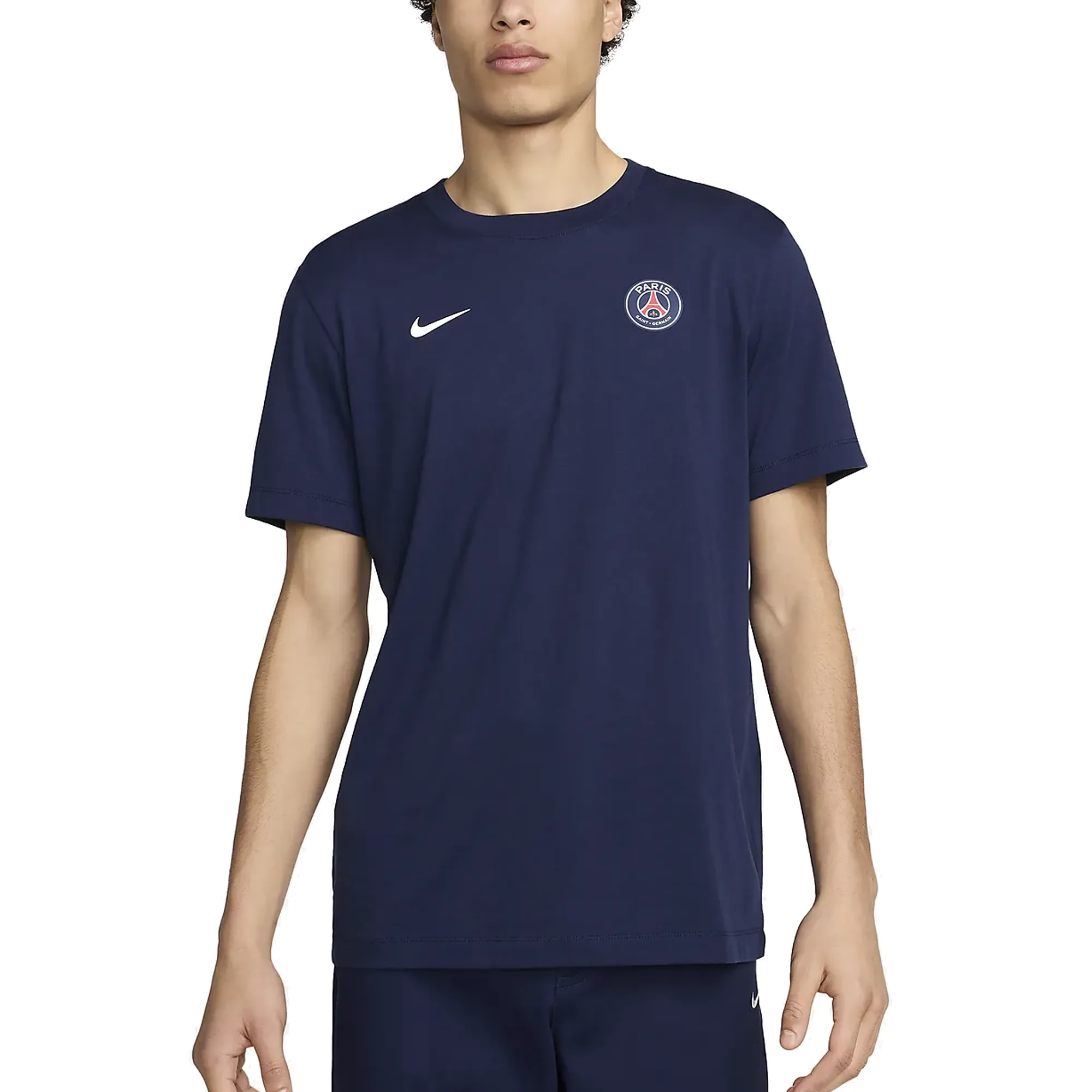 Nike Paris Saint-Germain Badge T-Shirt (Midnight Navy) Perfect Layering