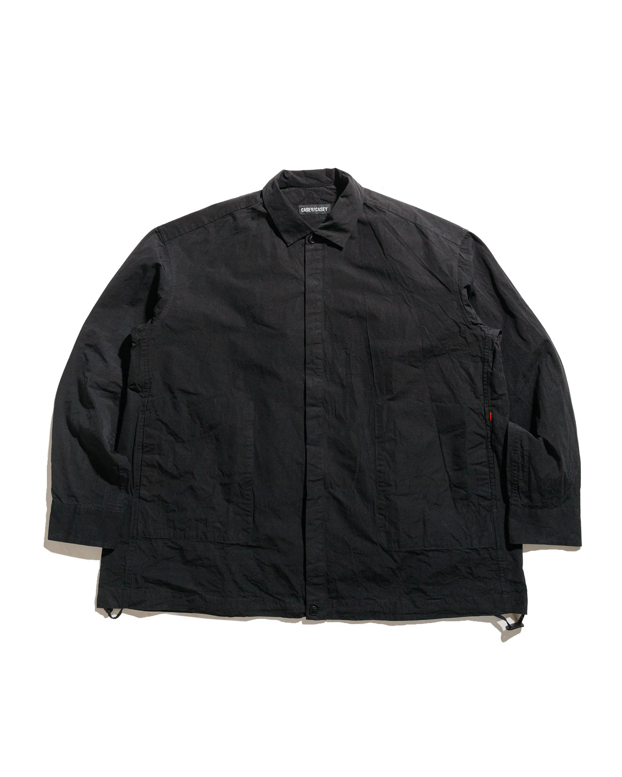 CASEY CASEY Volt Shirt Paper Cot Black Work From Home