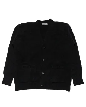 Margaret Howell Boxy Cardigan Geelong Black product rough ruggedness Winter Wear