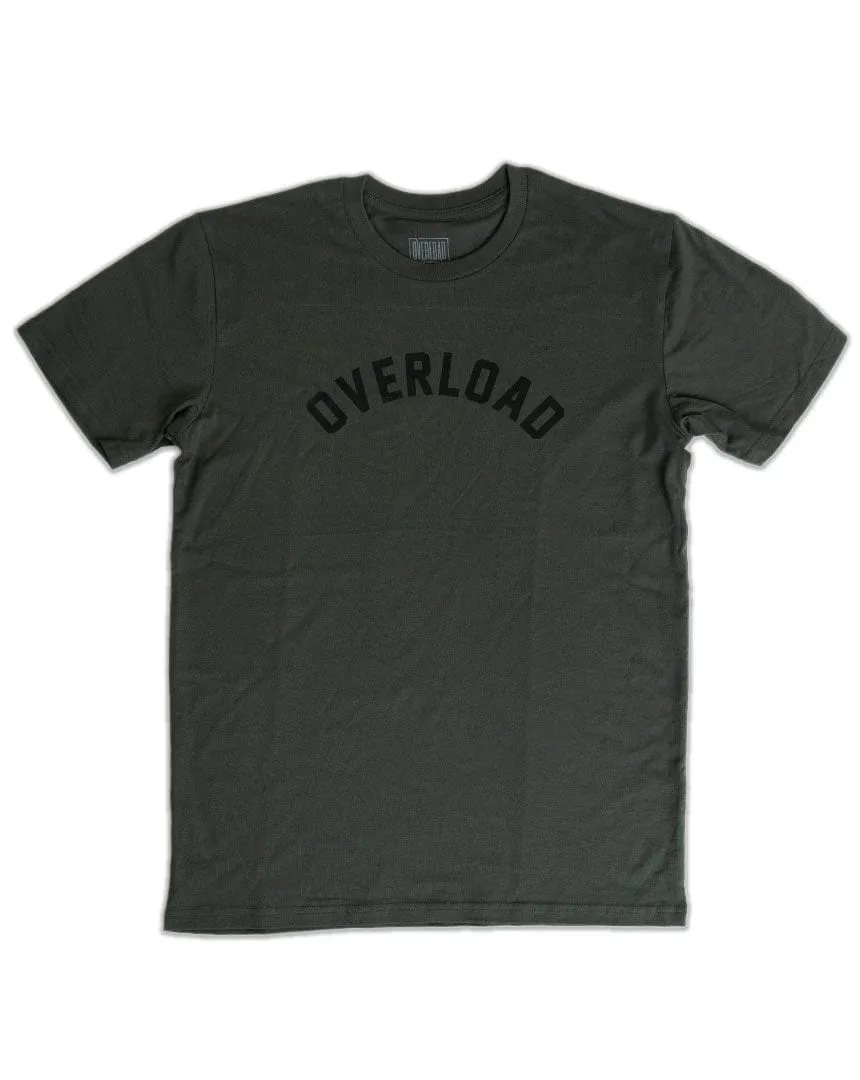 Stylish Fashion Tulle Soul Overload Arched Tee - Charcoal / Black