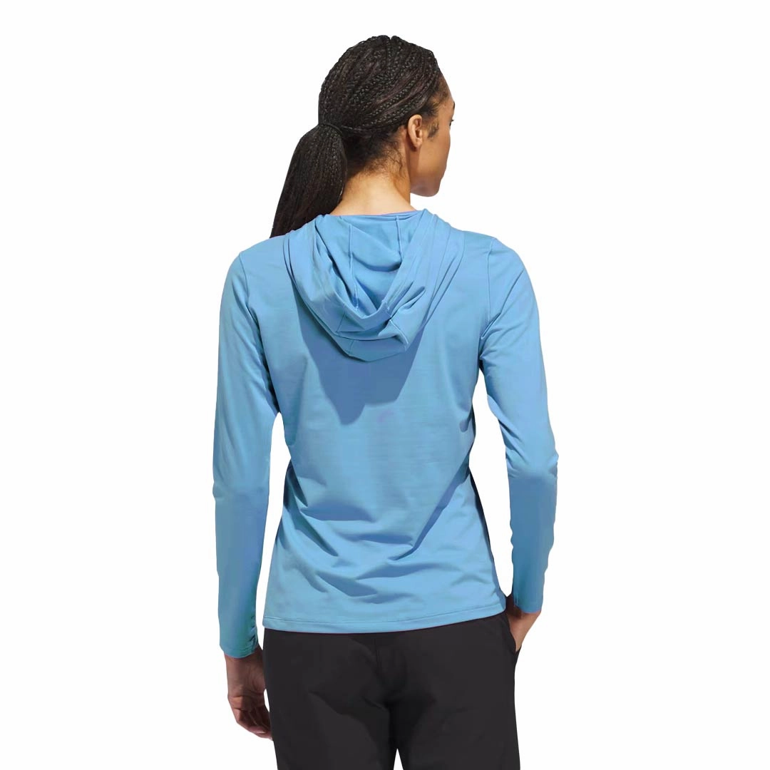 adidas - Women's Performance Hoodie (IR8566) Friction Free Hemline Design Anti Slip Inner Grip